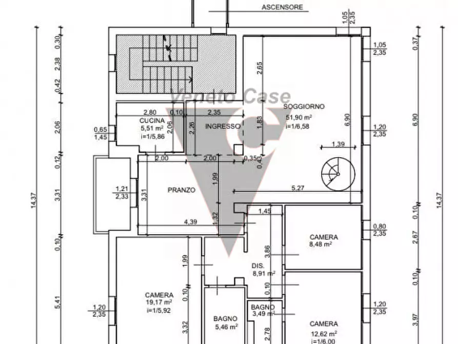 Immagine 20 di Appartamento in vendita  in Via Arturo Toscanini a Mirano
