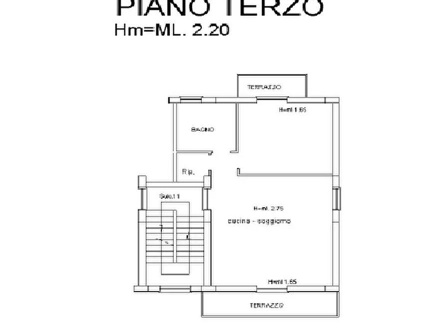 Immagine 8 di Appartamento in vendita  in Via Quinto Orazio Flacco a Marsicovetere