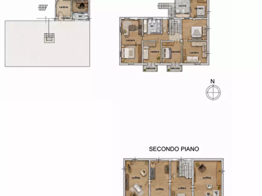 Immagine 46 di Casa bifamiliare in vendita  in Strada Chiesa di Castelnovo 20 a Parma