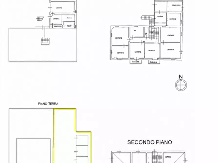 Immagine 48 di Casa bifamiliare in vendita  in Strada Chiesa di Castelnovo 20 a Parma