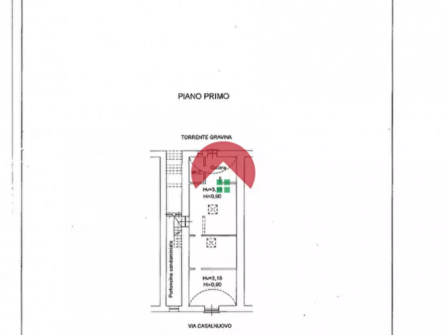 Immagine 13 di Appartamento in vendita  in Via Casalnuovo a Matera