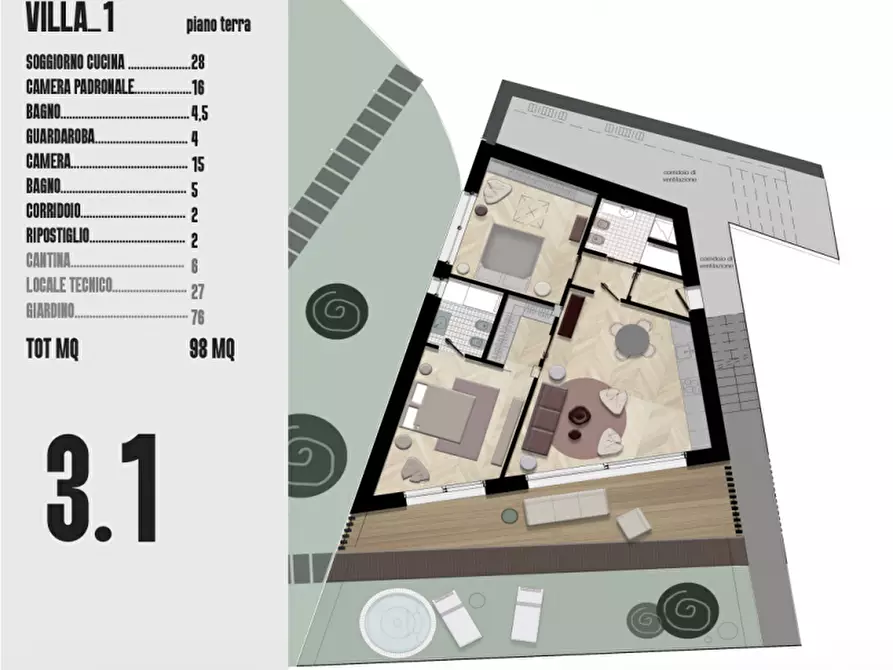 Immagine 1 di Appartamento in vendita  in Via Gioacchino Rossini a Torri Del Benaco