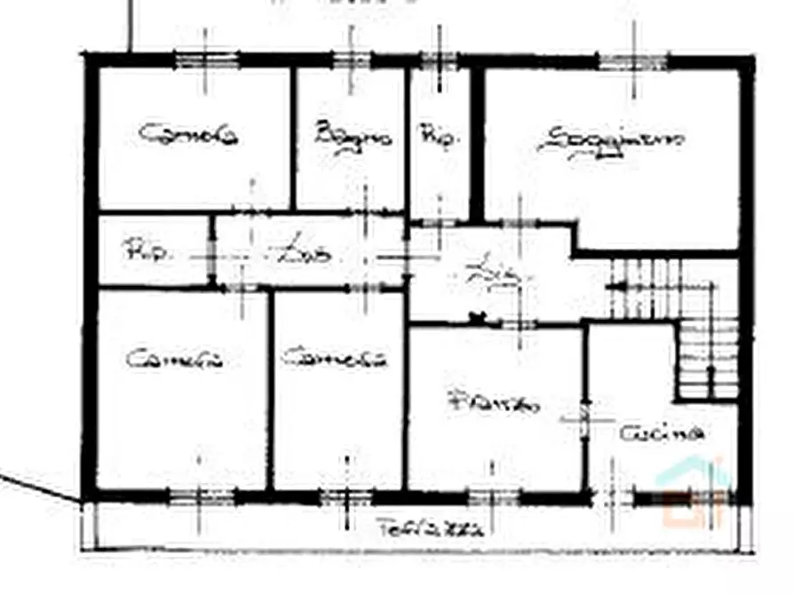 Immagine 1 di Casa bifamiliare in vendita  in Via della Vittoria 6 a Bagnaria Arsa