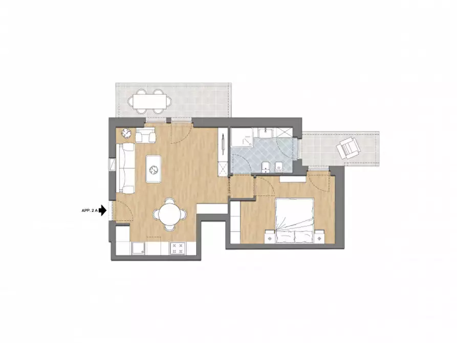 Immagine 4 di Appartamento in vendita  in Via dell'Asilo a Trento