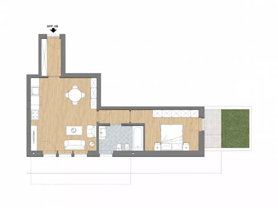 Immagine 6 di Appartamento in vendita  in Via dell'Asilo a Trento