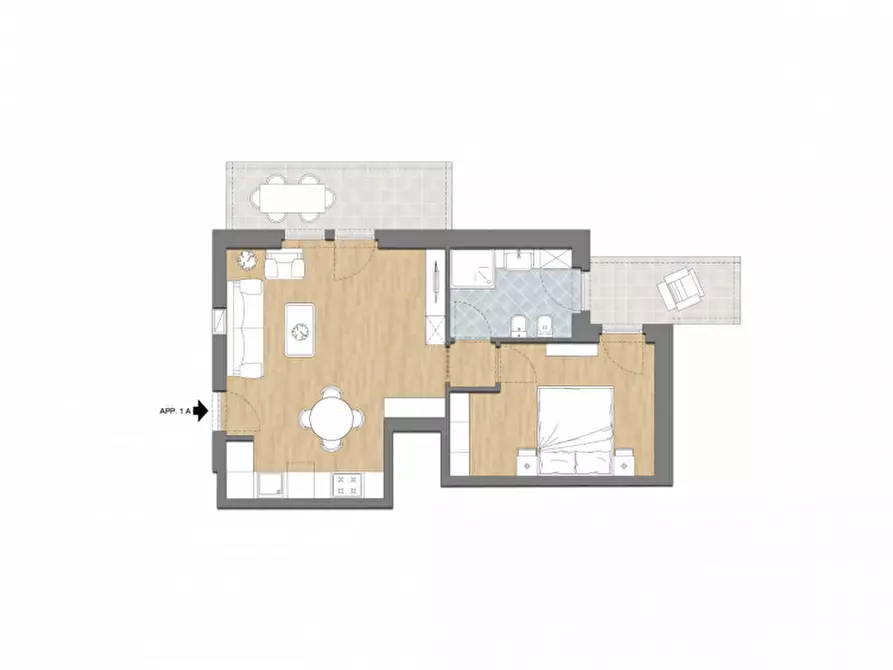 Immagine 7 di Appartamento in vendita  in Via dell'Asilo a Trento