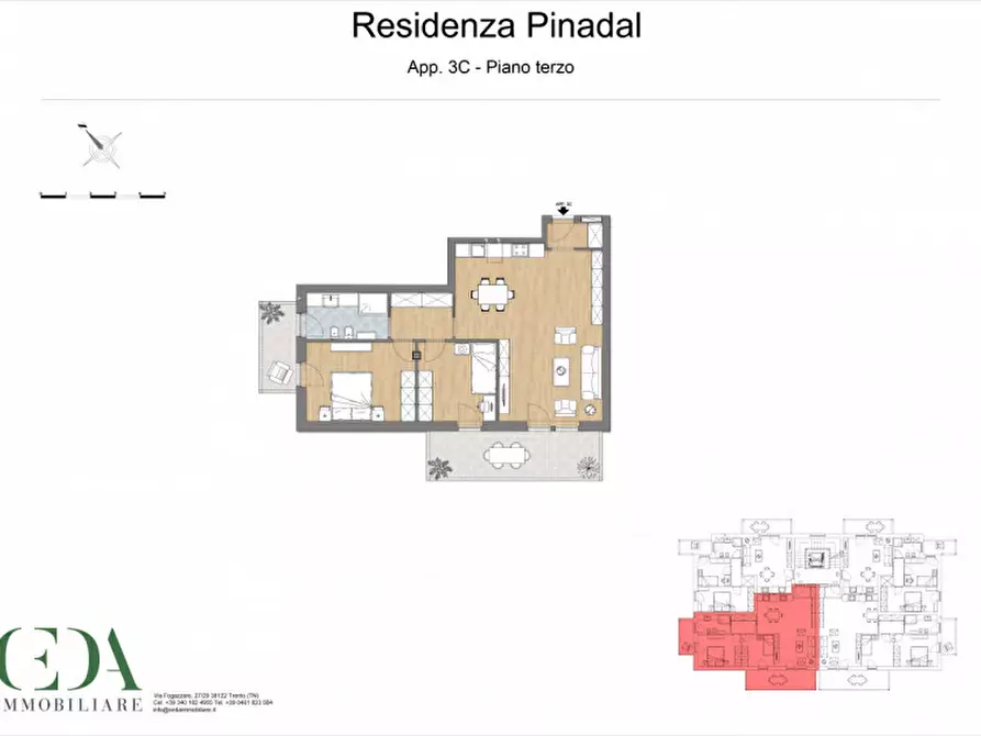 Immagine 6 di Appartamento in vendita  in Via dell'Asilo a Trento