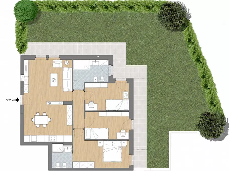 Immagine 6 di Appartamento in vendita  in Via dell'Asilo a Trento