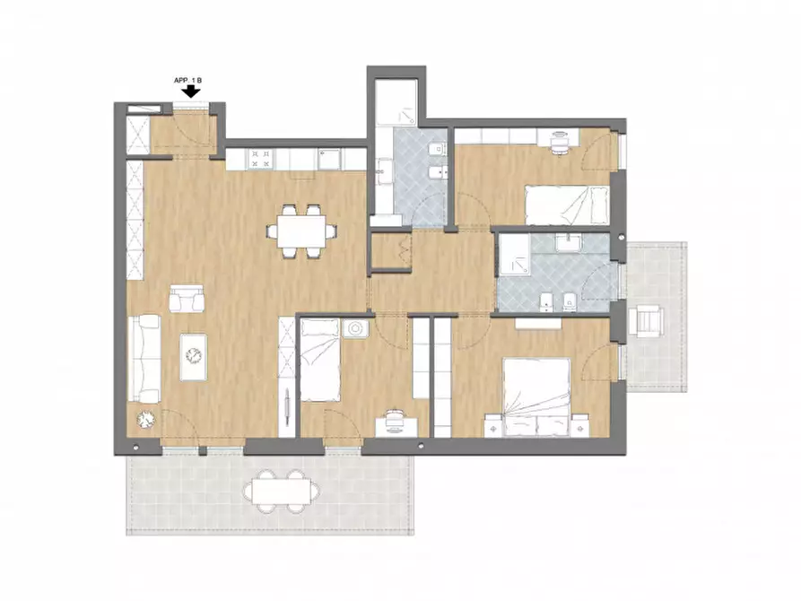 Immagine 7 di Appartamento in vendita  in Via dell'Asilo a Trento