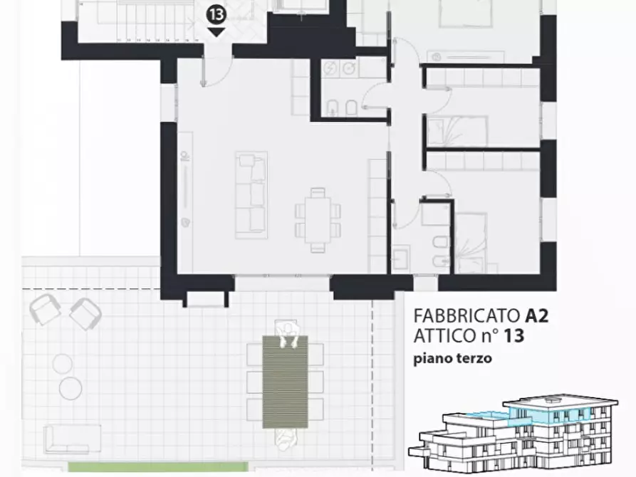 Immagine 21 di Appartamento in vendita  in Via Antonio Zucchi a San Lazzaro Di Savena