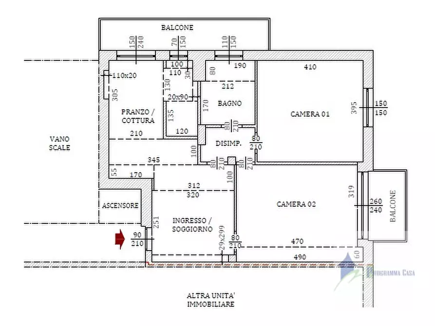 Immagine 24 di Appartamento in vendita  in Via D'Annunzio 6 a Turbigo