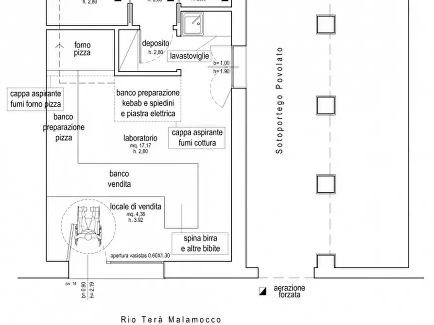 Immagine 18 di Negozio in vendita  in Rio Terà 14 a Venezia