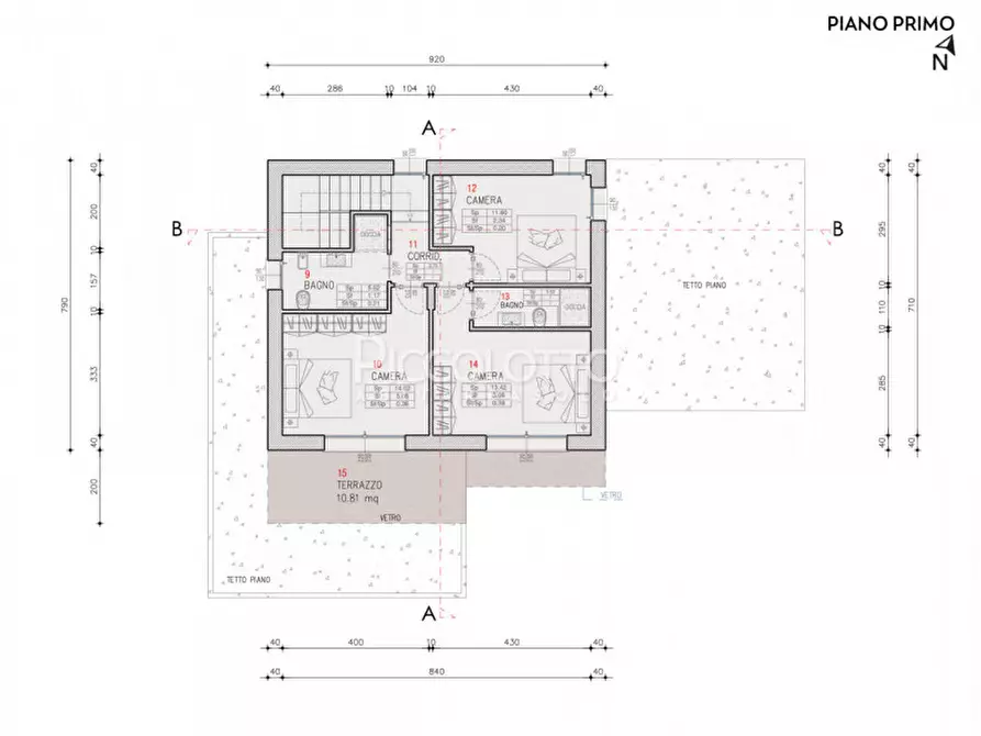 Immagine 14 di Casa indipendente in vendita  in via Marini a San Zenone Degli Ezzelini