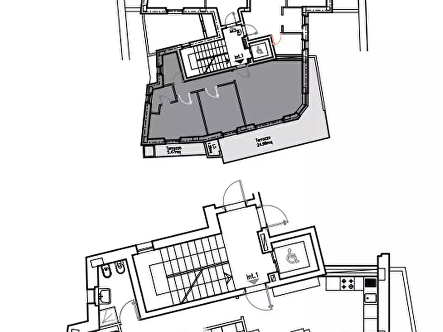 Immagine 7 di Appartamento in vendita  in via santa maria della grotticella 30 a Viterbo