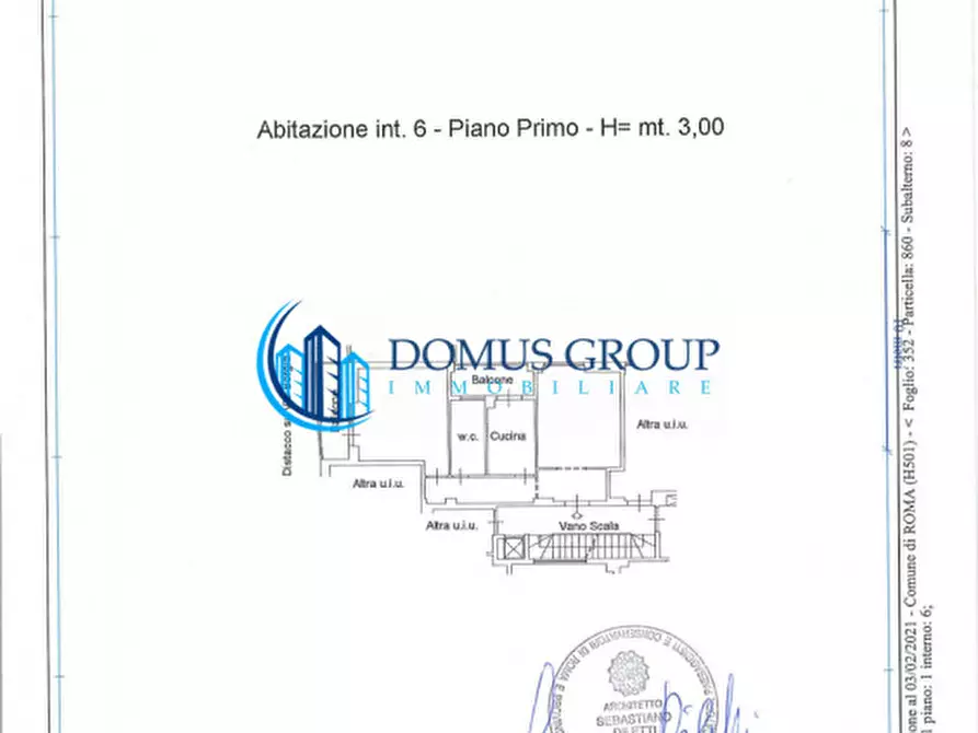 Immagine 9 di Appartamento in vendita  in Via Stefano Borgia a Roma