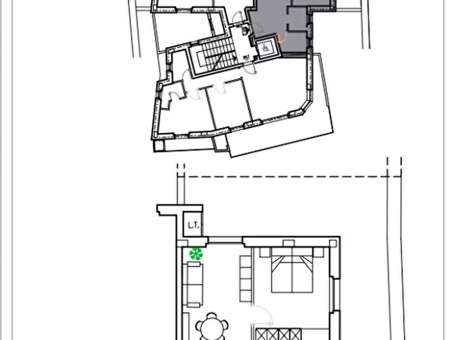 Immagine 6 di Appartamento in vendita  in Via Santa Maria della Grotticella, 30 a Viterbo