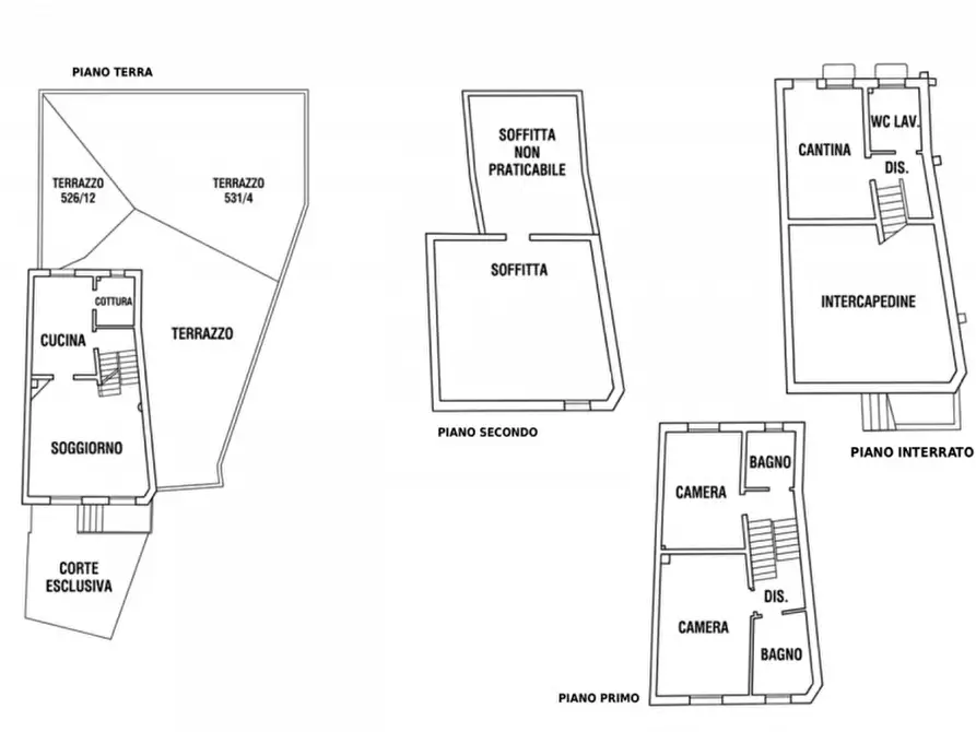 Immagine 55 di Villetta a schiera in vendita  in Via Gessi a Zola Predosa