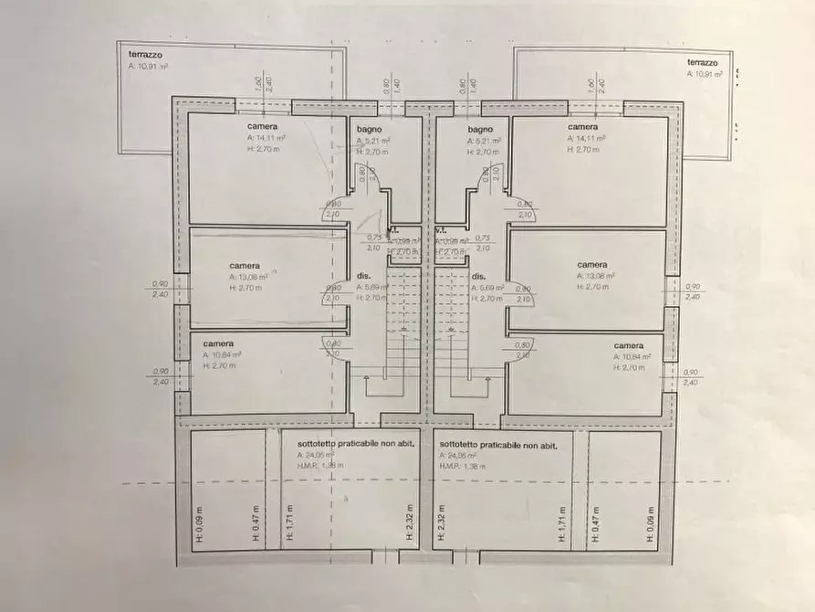 Immagine 9 di Casa bifamiliare in vendita  in maerne a Martellago