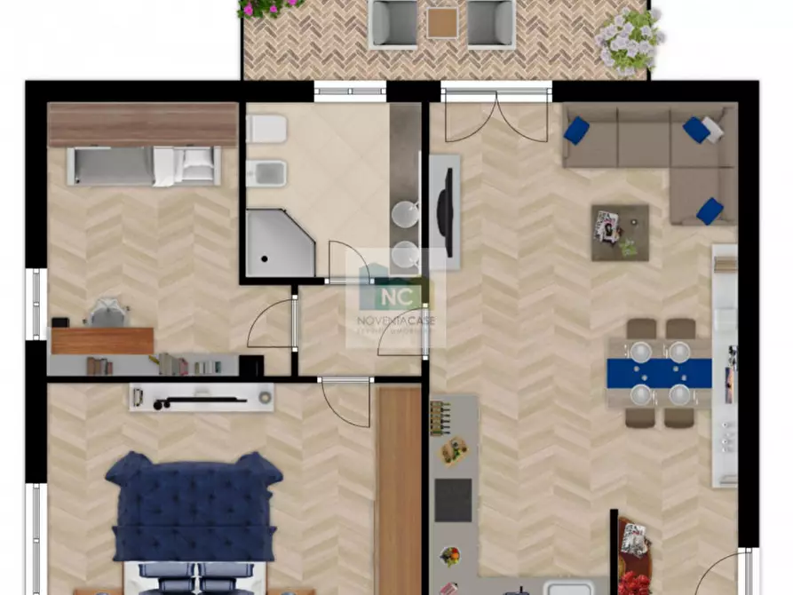 Immagine 17 di Appartamento in vendita  in Via Gaspara Stampa 2 a Noventa Padovana