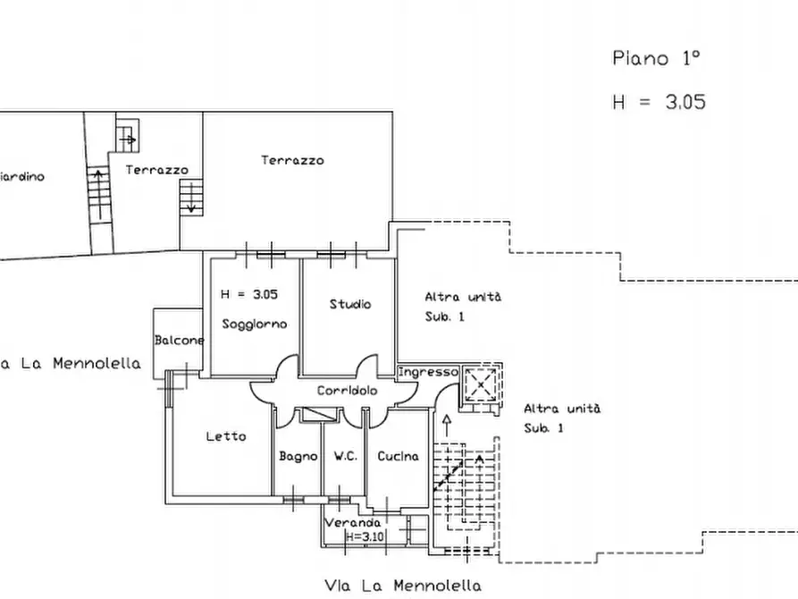 Immagine 7 di Appartamento in affitto  in via la mennolella a Salerno