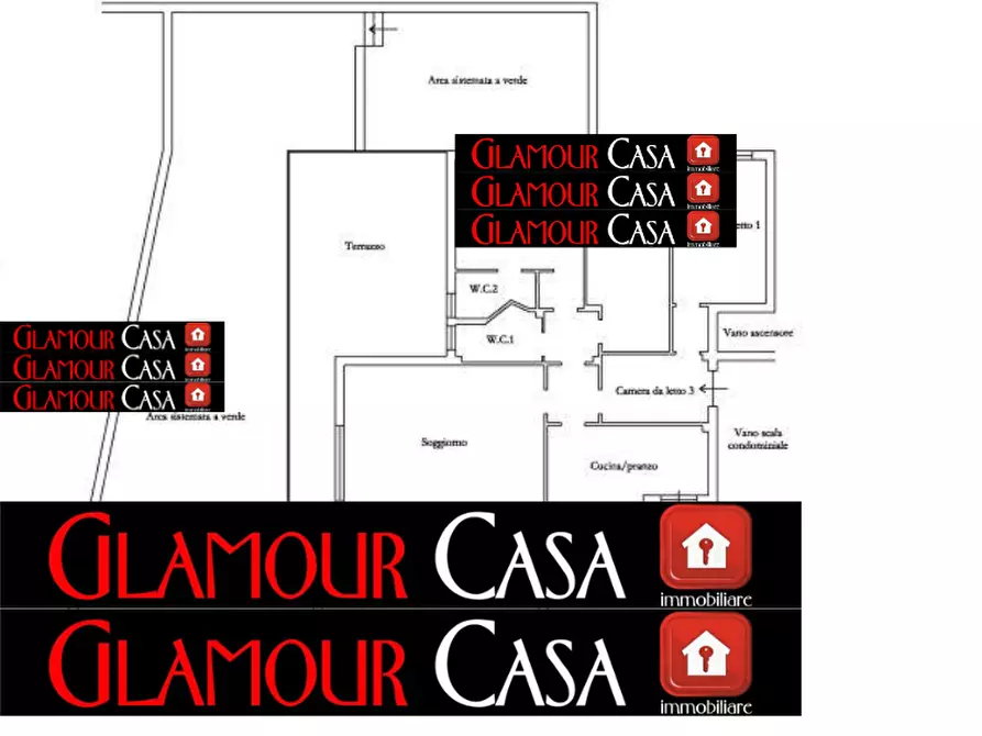 Immagine 7 di Appartamento in vendita  in Via Cavalese a Roma