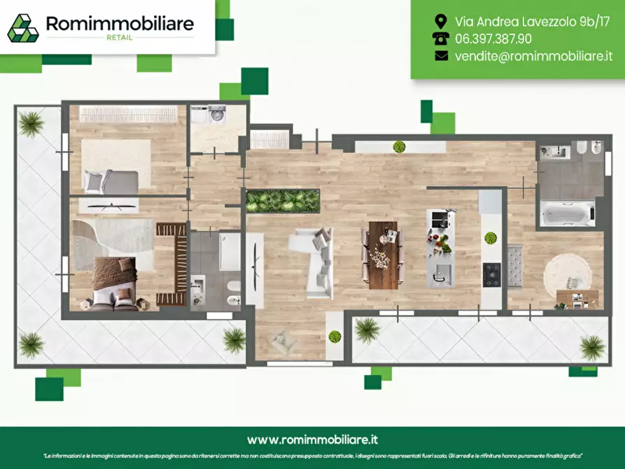 Immagine 27 di Appartamento in vendita  in Via Antonio Malfante a Roma