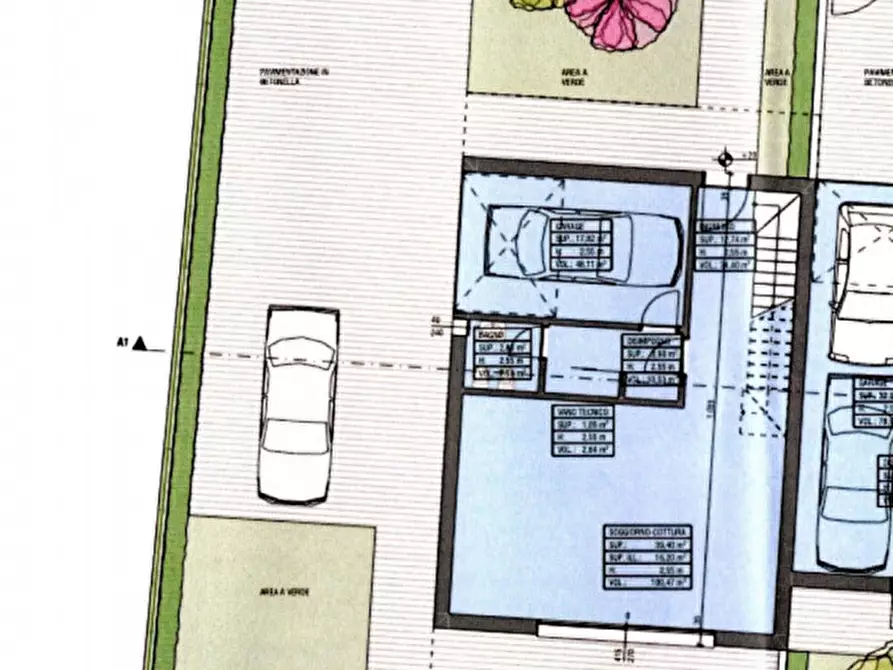 Immagine 14 di Casa trifamiliare in vendita  in Via San Vincenzo a Vigonza