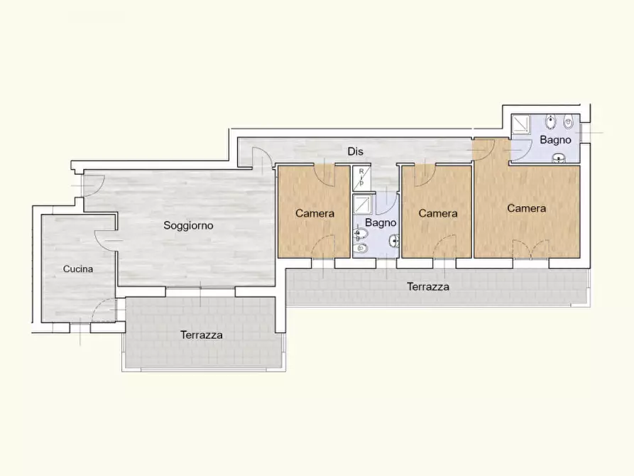 Immagine 10 di Attico in vendita  in Via San Martino a Vigodarzere