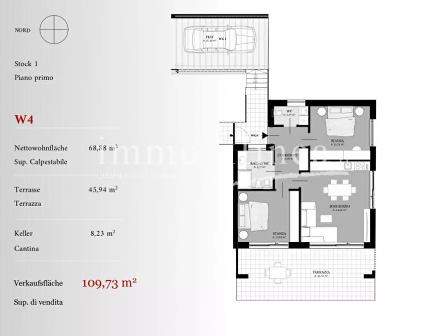 Immagine 7 di Appartamento in vendita  in VIA SAN ZENO a Torri Del Benaco