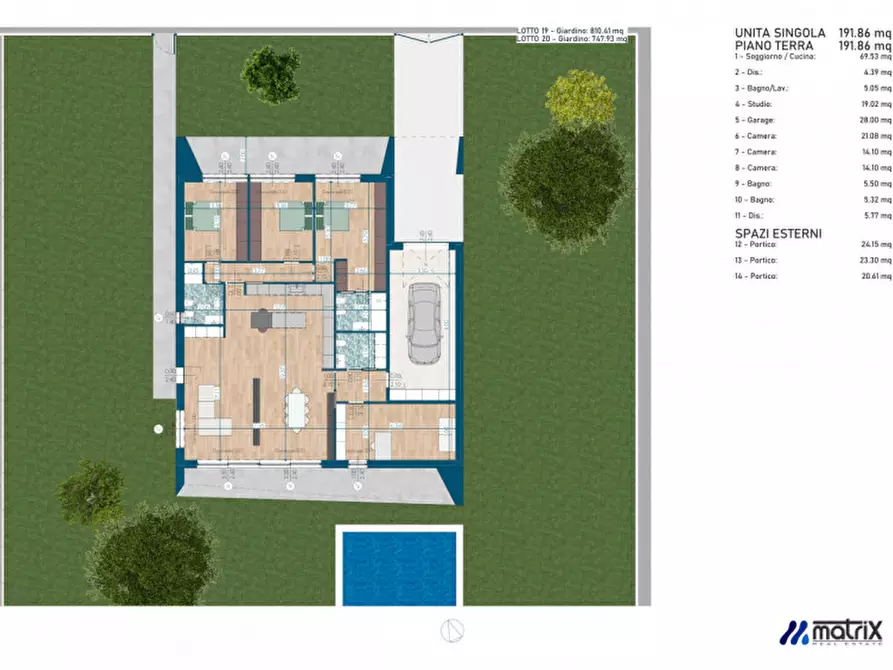 Immagine 50 di Villa in vendita  in via san marco 200 a Padova