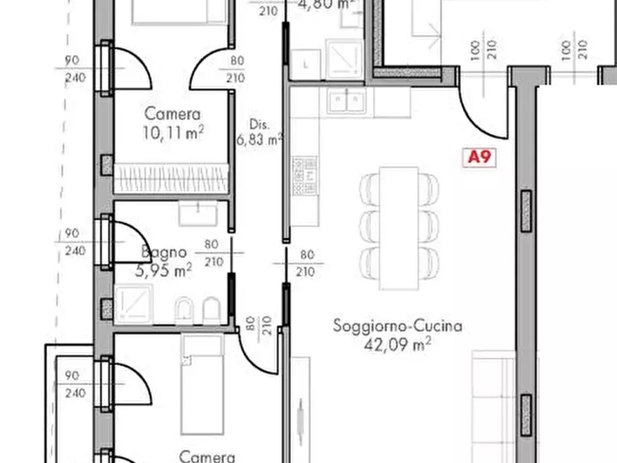 Immagine 56 di Attico in vendita  in Via Argine Sinistro 25 a Dolo