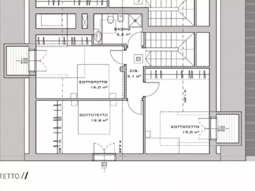 Immagine 43 di Attico in vendita  in Via Jacopo Filiasi a Padova