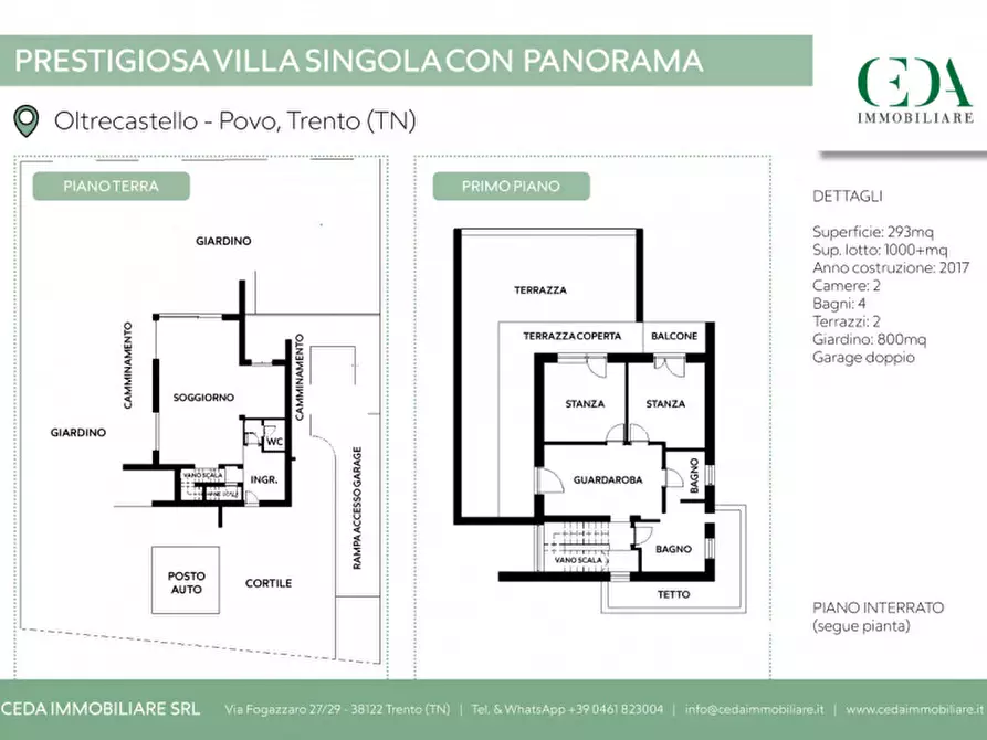Immagine 65 di Villa in vendita  in Via della Selva a Trento