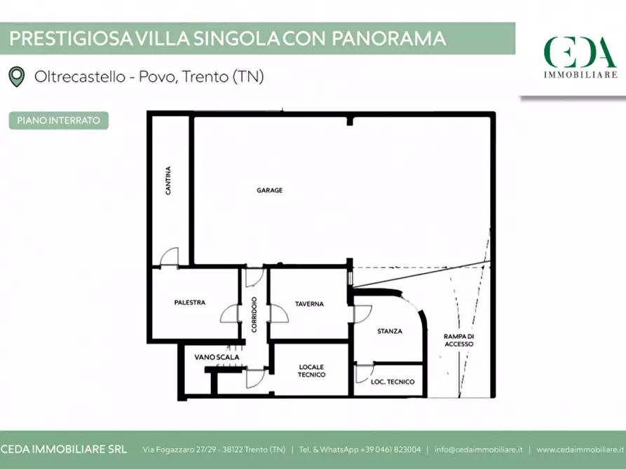 Immagine 66 di Villa in vendita  in Via della Selva a Trento