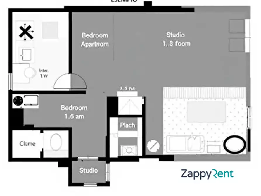 Immagine 20 di Appartamento in affitto  in Via Crea, 15 a Torino