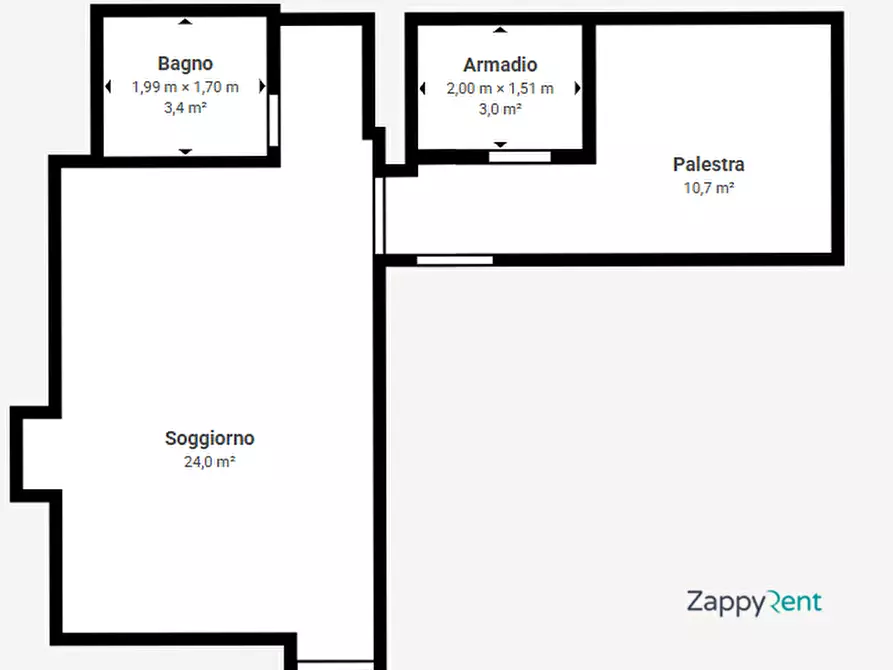 Immagine 33 di Appartamento in affitto  in Via Giovanni Battista Riccioli, 1A a Roma