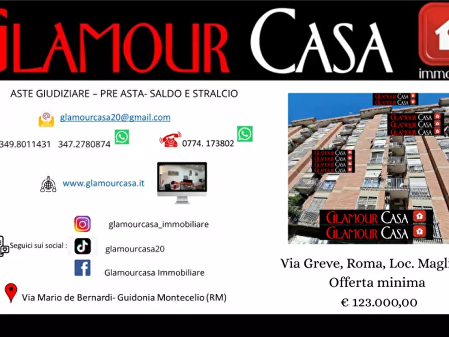 Immagine 1 di Appartamento in vendita  in Via Greve a Roma