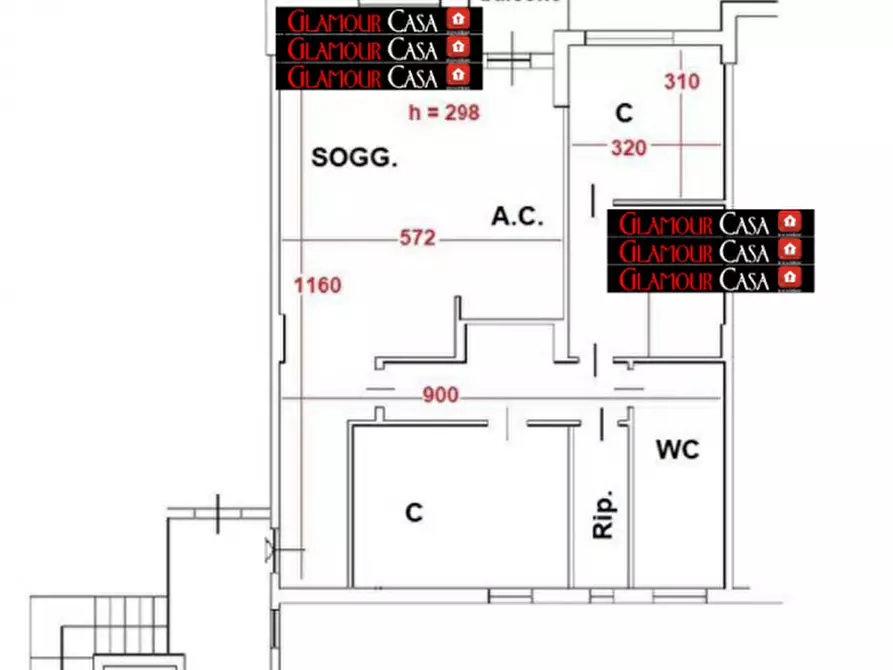 Immagine 5 di Appartamento in vendita  in Via Greve a Roma