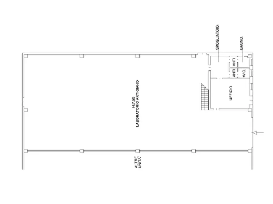 Immagine 14 di Capannone industriale in vendita  in via Leonardo da Vinci a Este