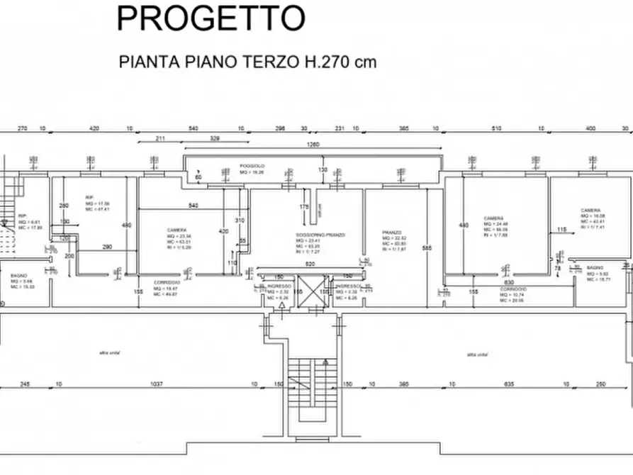 Immagine 34 di Appartamento in vendita  in VIA RICHARD WAGNER a Ponte San Nicolò