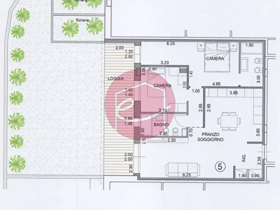 Immagine 2 di Appartamento in vendita  a San Mauro Pascoli
