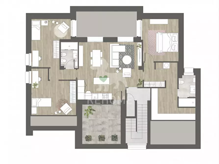 Immagine 19 di Attico in vendita  in Via Chiavris, 3 a Tavagnacco