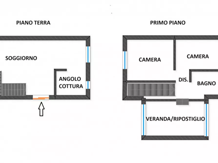 Immagine 46 di Villetta a schiera in vendita  in Via Migliarine a Monghidoro