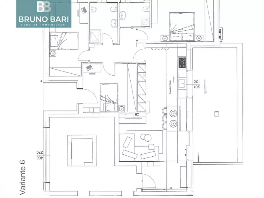 Immagine 2 di Appartamento in vendita  in Via Cappuccini a Pordenone