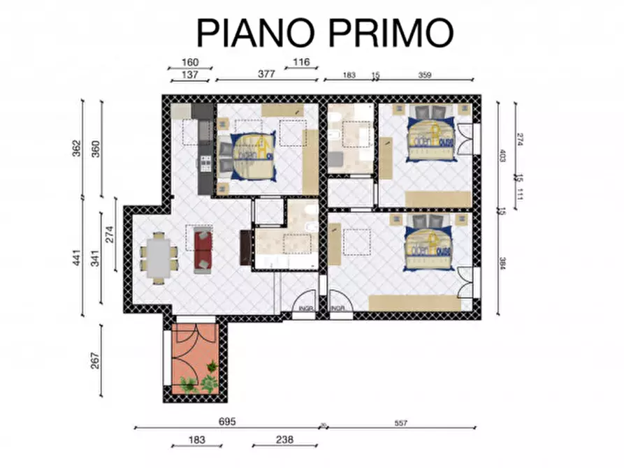 Immagine 35 di Appartamento in vendita  in Corso Giuseppe Mazzini 387 a Molinella