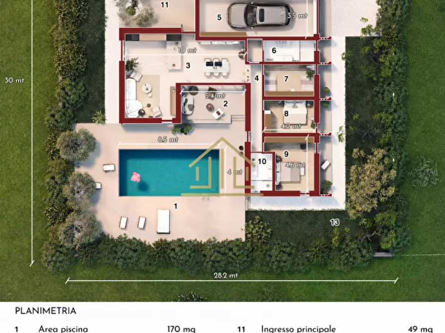 Immagine 18 di Villa in vendita  in Via Bosche a Cavriana