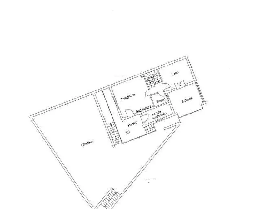 Immagine 26 di Casa quadrifamiliare in vendita  in Vicolo di San Matteo a Roma