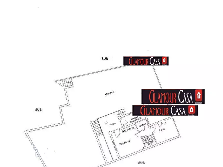 Immagine 25 di Casa quadrifamiliare in vendita  in Vicolo di San Matteo a Roma