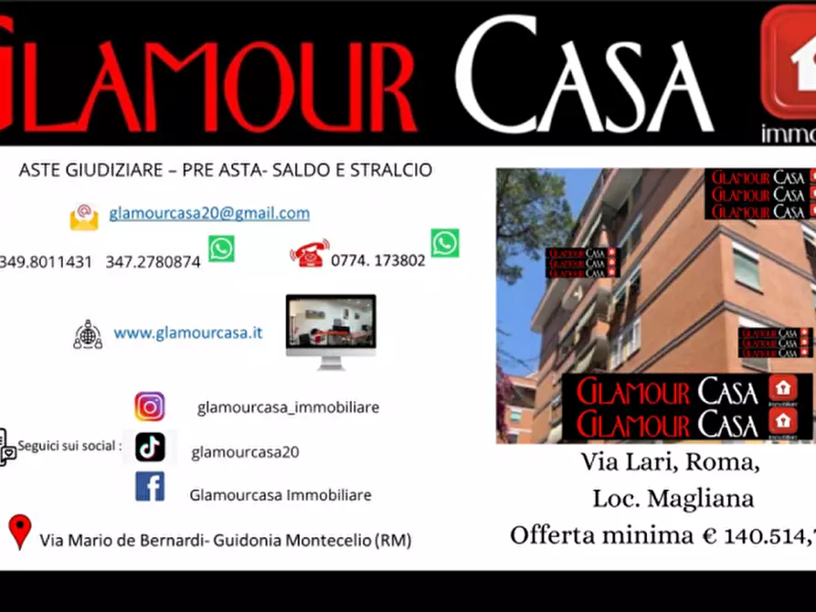 Immagine 1 di Appartamento in vendita  in Via Lari a Roma