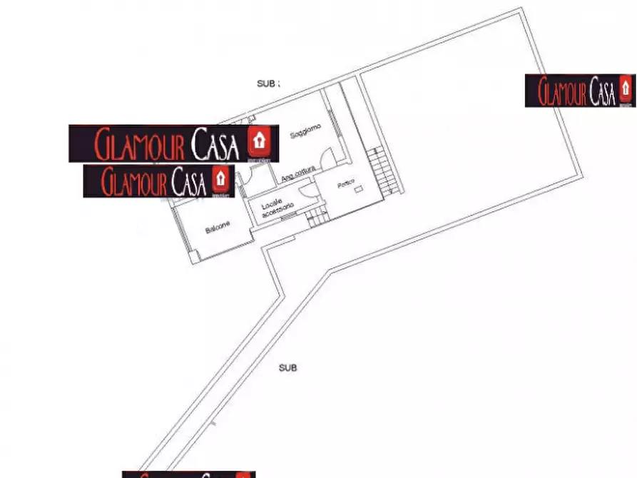 Immagine 25 di Casa quadrifamiliare in vendita  in Vicolo di San Matteo a Roma